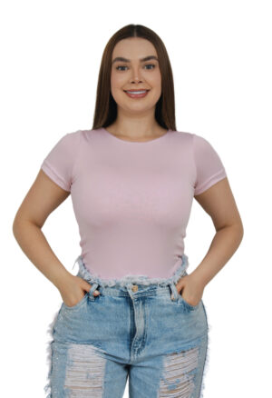 BODY CUELLO REDONDO MANGA CORTA