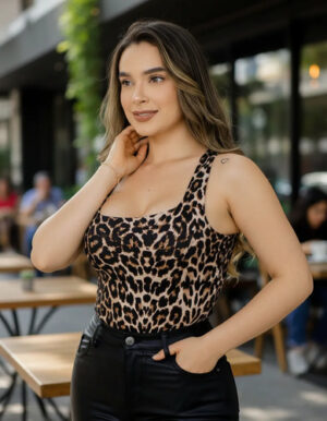 Body Bodie En Licra Manga Sisa Sin Manga Doble Uso Blusa